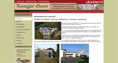 Desktop Screenshot of kartoffel-center.de